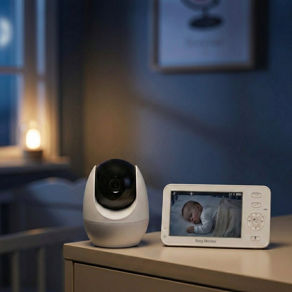 Babyphone camera - 1080P - Écran 4.3”